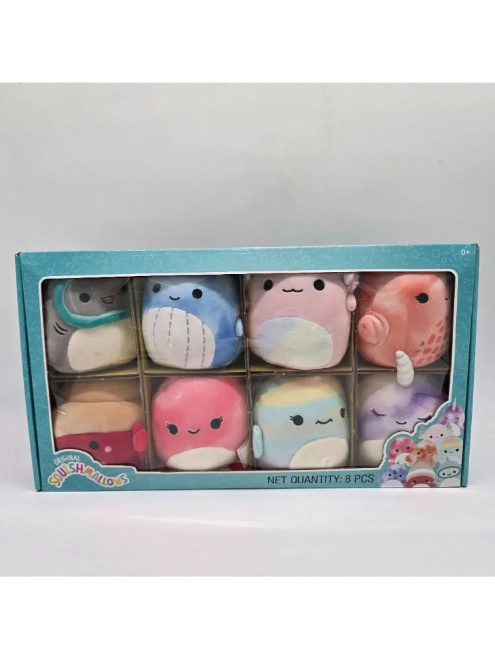 Squishmallows 5" Mini Plush 8-Pack  Sea Life Indie Orzella Fabiola Samir Gordon - Picture 2 of 11